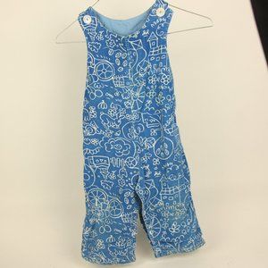 Vintage Kid's Romper Thomas Corduroy Children's Outfit